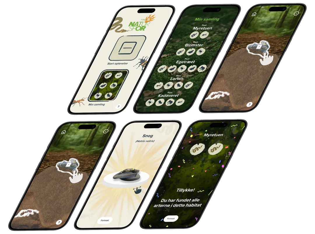 Naturstien AR nature-trail app
